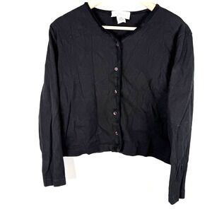 J. Jill Women's‎ Knit Long Sleeve Cardigan Sweater Petite Large Capsule Neutral